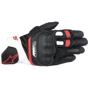 Handschoenen Alpinestars SP-5 Zwart-Wit-Rood