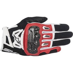 Alpinestars SMX 2 Air Carbon V2, Handschoenen, zwart/rood/witte, S