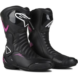 Alpinestars Stella SMX 6 V2, laarzen vrouwen, zwart/pink/witte, 36 EU