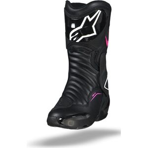 ALPINESTARS STELLA SMX-6 V2 BOOTS BLACK FUCHSIA WHITE 41 - Maat - Laars