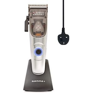 GAMMAPIÚ X-Ergo UK Versie Elektrisch Scheerapparaat voor Mannen, Professionele Clipper, Taper Blade 45mm DLC, Man Scheermes Aanpassing, 10'000 RPM Motor, Lange Levensduur van de batterij, Tondeuse 8