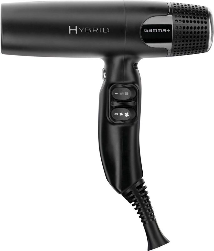 Gamma+ - Hybrid - Haardroger - Black - Digitale Motor 100.000 tpm