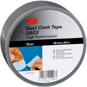 3M Duct Cloth Tape 2903 / High Performance - zwart Duct tape