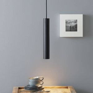 Ideallux LED hanglamp look in smalle vorm, zwart