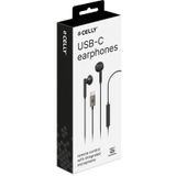 Celly - UP1100 - Bedrade Oortelefoons - USB-C - Zwart