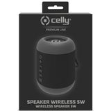 Celly PYSPEAKER Draagbare & party speaker Mono draadloze luidspreker Zwart 5 W