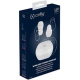 Celly - FLIP2WH - Bluetooth Hoofdtelefoon - Wit - In-ear - Wireless