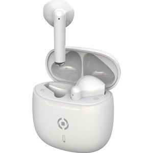 Celly BUZ2 Bluetooth-hoofdtelefoon met microfoon, wit