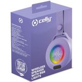 Celly LIGHTBEATVL Draagbare & party speaker Mono draadloze luidspreker Violet 5 W