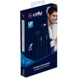 Celly - UP500 - In-Ear Oordopjes - Zwart - Kunststof