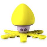 Celly - Squiddy - Draadloze Luidspreker - Geel - Waterdicht - Siliconen
