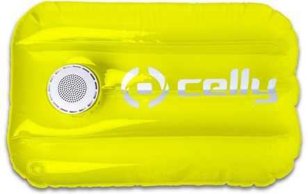 Celly Poolpillow Mono draadloze luidspreker Wit, Geel 3 W
