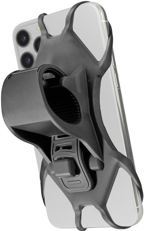 Celly - SwipeBike - Telefoonhouder Fiets - Grijs - Siliconen