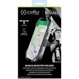 Celly Swipe Fiets Telefoonhouder - Swipe-up en Face-ID functies - Grijs