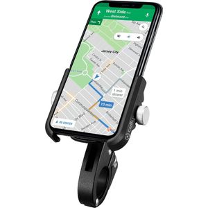 Celly - Armorbike - Telefoonhouder - Zwart - 360° Draaibaar - Schok en Trilling Vrij