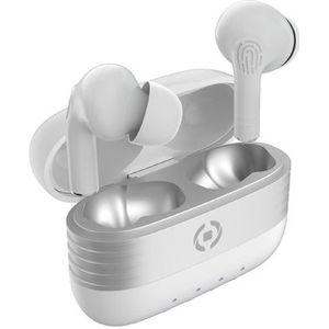 Celly Slim1 Headset Draadloos In-ear Oproepen/muziek Bluetooth Wit