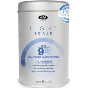 Lisap - Light Scale - Ontkleuringspoeder - 500g - Professioneel tot 9 Tinten Lift