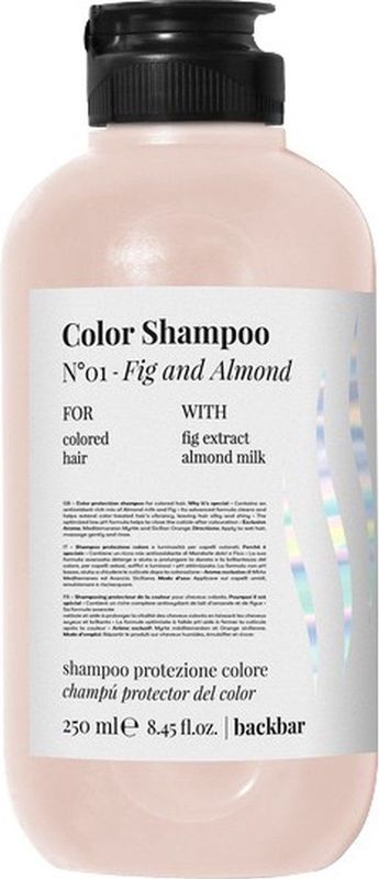 FarmaVita - Backbar Color - Hydraterende Shampoo - 250 ml - Voor Kleurbescherming