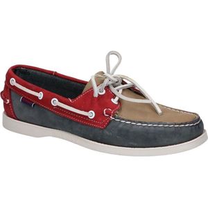 Sebago - Portland Spinnaker - Bootschoen - Lichtgrijs Rookrood - Nubuck