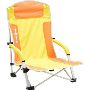 BRUNNER Bula Strandstoel, ergonomisch, gelegeerd staal, oranje/geel