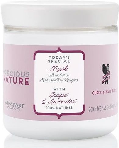 Alfaparf - Precious Nature Haarmasker - 200ml - Voor Krullend en Golvend Haar