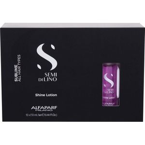 Beschermende haarbehandeling Semi di Lino Sublime Shine Lotion Alfaparf Milano (12 x 13 ml)