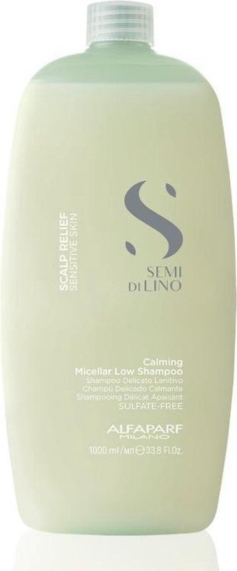 Alfaparf - Milano Collectie - Haarverzorging - Semi-di-Lino Scalp Relief Calming Micellar Low Shampoo - 1000 ml