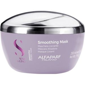 Alfaparf Milano Semi di Lino Smooth Gladmakende Masker voor Onhandelbaar en Pluizig Haar 200 ml