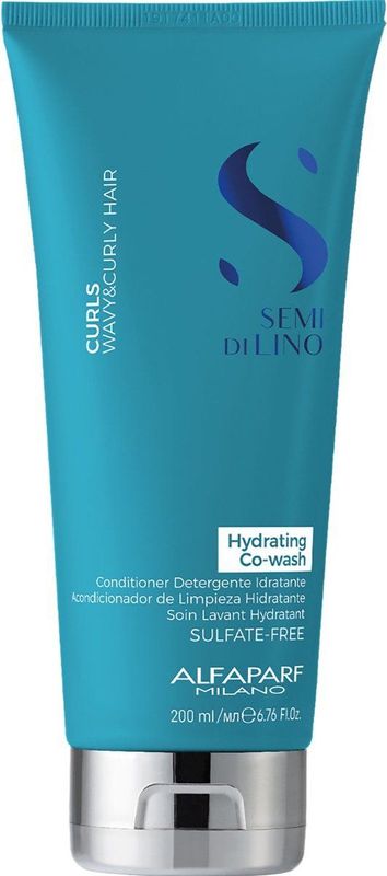 Alfaparf - Semi di Lino Curls Hydrating Co-Wash - 200ml - Haarverzorging