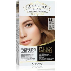 Alfaparf Milano - Il Salone Milano Plex Rebuilder - Permanente Haarkleuring - Dark Golden Brown