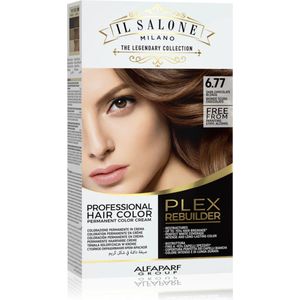 Alfaparf Milano - Il Salone Milano Plex Rebuilder - Permanente Haarkleuring - Dark Chocolate Blonde - 1 st