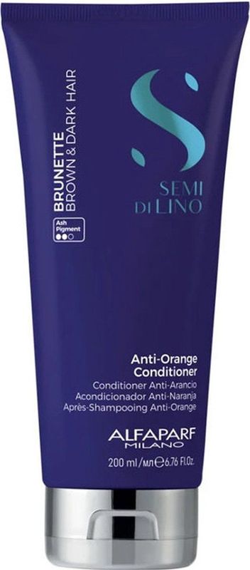 Alfaparf - Semi Di Lino Brunette - Conditioner - 200ml - Voor Bruin Haar