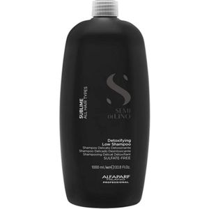 Alfaparf - Semi di Lino Sublime Detox Shampoo - 1000ml - Shampoo - Kleurloos - Milder Formule