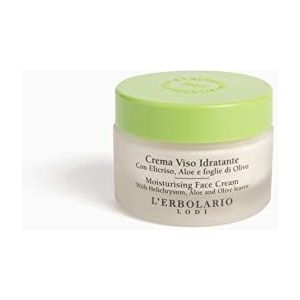 L'Erbolario Vochtinbrengende crème met strobloem en aloë vera, per stuk verpakt (1 x 50 ml)