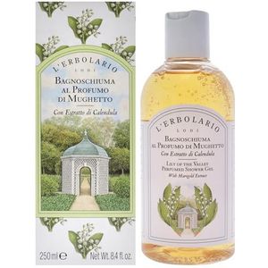 L'Erbolario Lelietje-van-dalen bad- en douchegel, per stuk verpakt (1 x 250 ml)