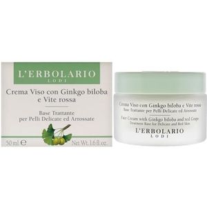 L'Erbolario crème met Ginkgo Biloba en druivenextract, per stuk verpakt (1 x 50 ml)