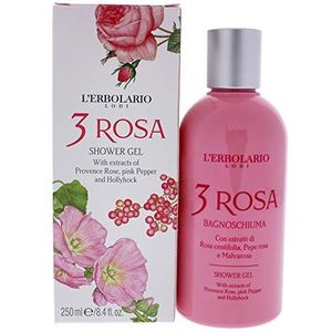 L'Erbolario 3 roze badschuim