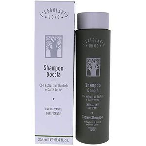 L'Erbolario Uomo Verkwikkende en krachtige doucheshampoo, per stuk verpakt (1 x 250 ml)