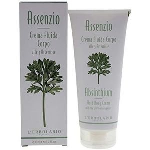 L'Erbolario Absinthium Fluid Body Cream voor uniseks lichaamscrème van 6,7 oz