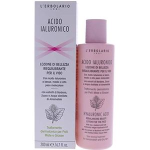 L'Erbolario Balancerende gezichtslotion en toner - gemengde huid, per stuk verpakt (1 x 200 ml)