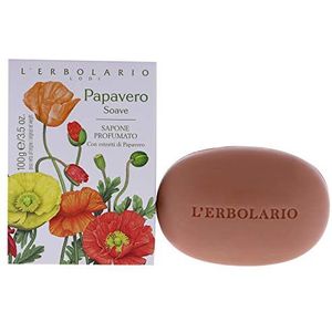LErbolario Sweet Poppy Perfumed Bar Soap for Unisex 3.5 oz Soap
