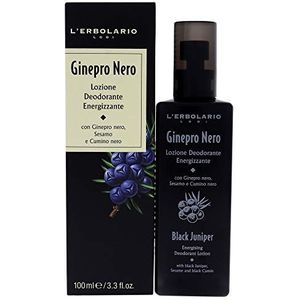 L'Erbolario GINEPRO Nero Energiebesparende deodorant Lotion, per stuk verpakt (1 x 100 ml)