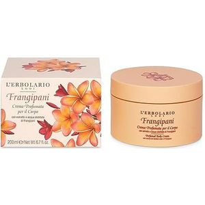 L'Erbolario - Frangipani - Geurende Lichaamscrème - 200 ml - Hydraterend en Verkwikkend
