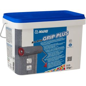 Mapei Eco Prim Grip Plus Primer - Grondverf - Gebruiksklaar & Hechtingsbevorderend - Binnen & Buiten - Grijs - 10 kg