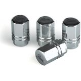 Simoni Racing - Set Ventielkapjes - Chroom - Aluminium - 4 Stuks