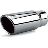 Simoni Racing - UitlaatSierstuk Rond - RVS - Diameter 76mm - Lengte 180mm