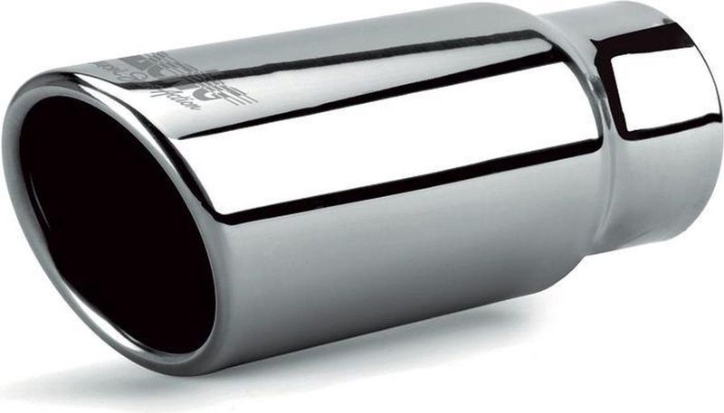 Simoni Racing - UitlaatSierstuk Rond - RVS - Diameter 76mm - Lengte 180mm