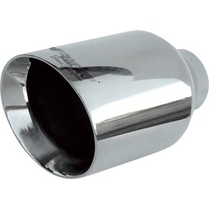 Simoni Racing - Uitlaatsierstuk Rond/Schuin - Gepolijst RVS - Diameter 114 mm
