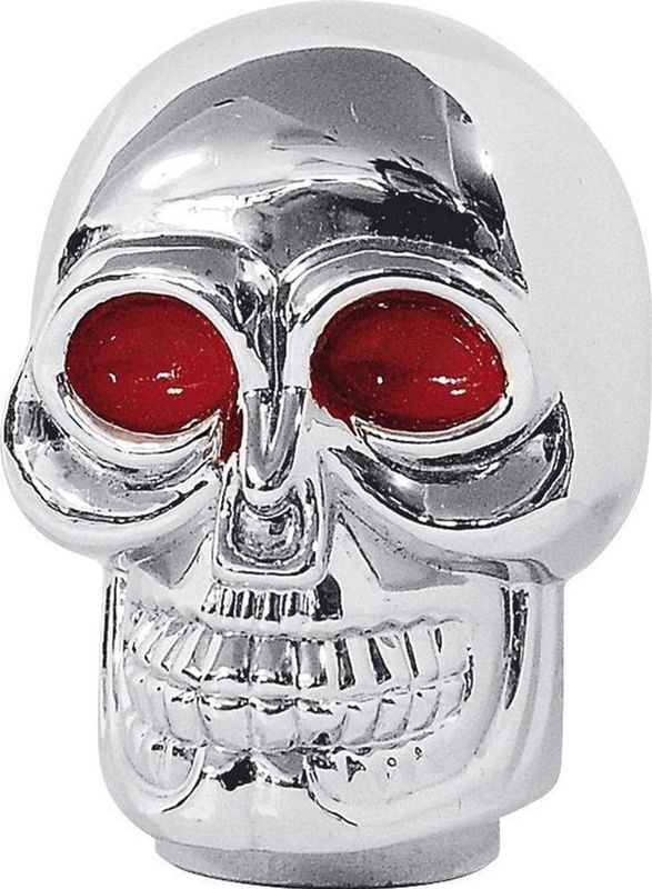 Simoni Racing - Pookknop Skull - Chroom - Kunststof