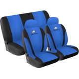 Simoni Racing - Stoelhoezenset - Blauw - Microfiber - 8-delig